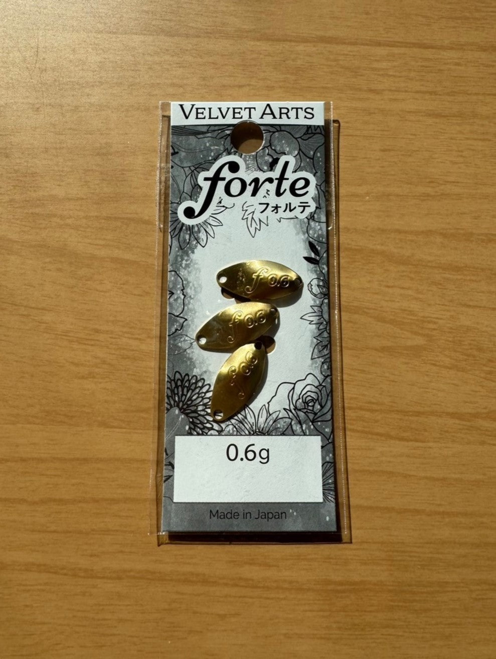 Forte Unpainted Brass Blank 3pcs - VELVET ARTS