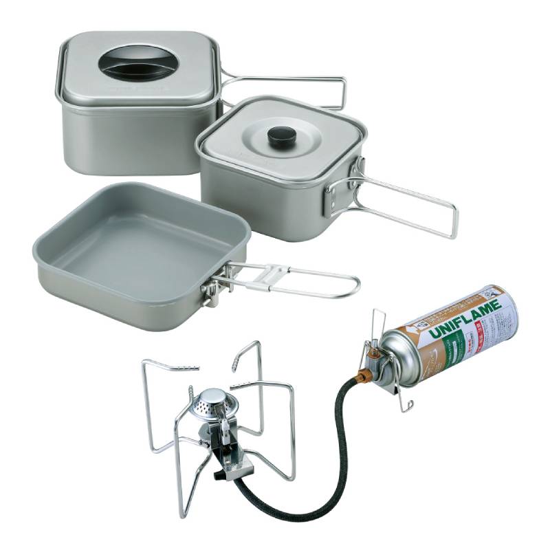 Remote Burner US-S / Mountain Square Cooker 3 Set (2024 Year Limited Production) - UNIFLAME