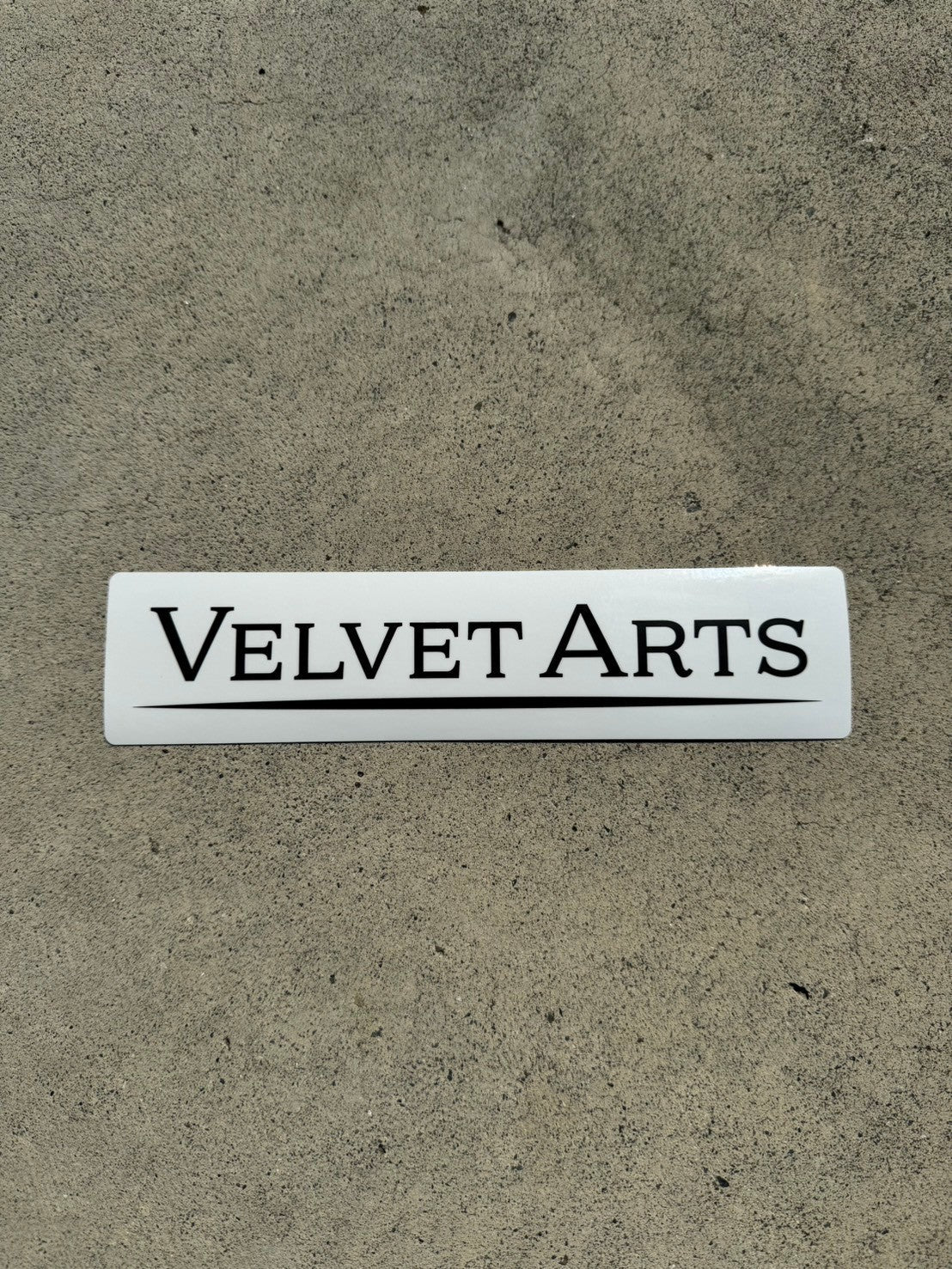 Logo Sticker Long - VELVET ARTS