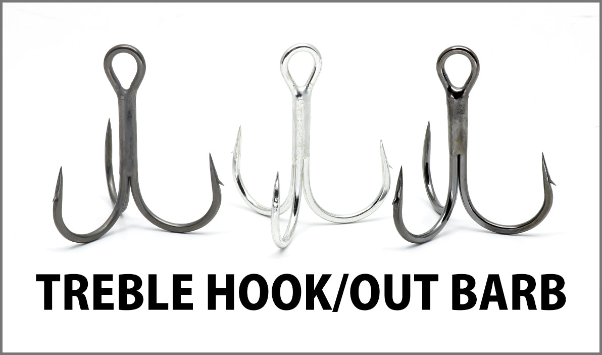 TREBLE HOOK/OUT BARB - deps
