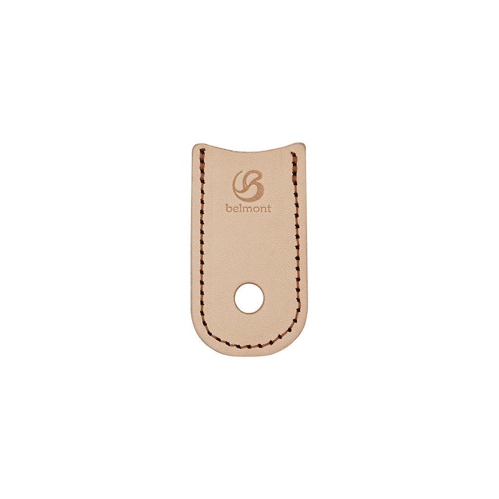 Copper frying pan leather cover (tanned) - Belmont