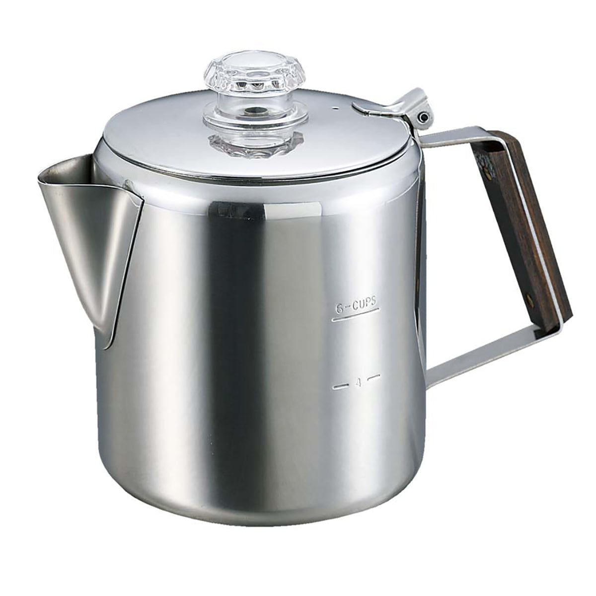 18-8 Stainless Steel Percolator 6 Cup (M-1224) - Captain Stag