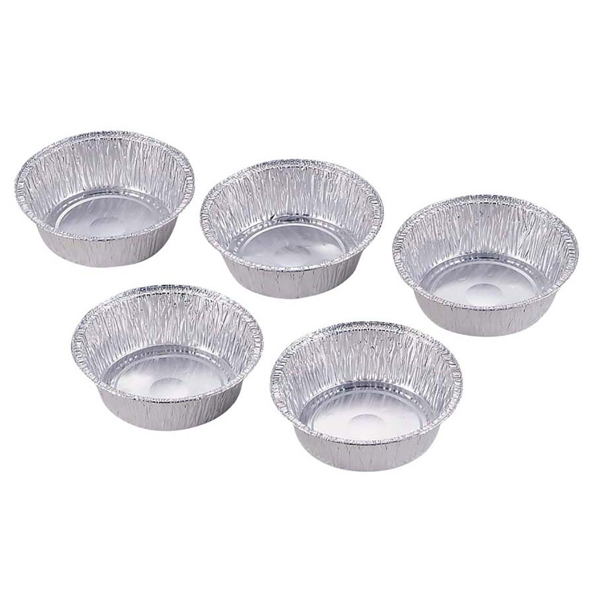 Aluminum BBQ Sauce Dish 12.5cm 5-Pack (M-6649) - Captain Stag