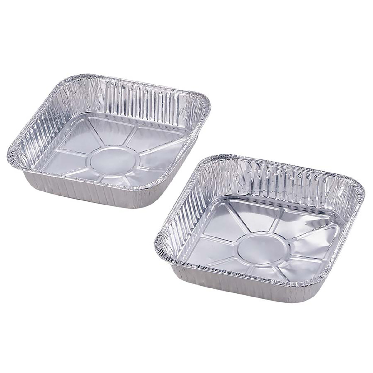 Aluminum Square Pan 2-Pack (M-6652) - Captain Stag