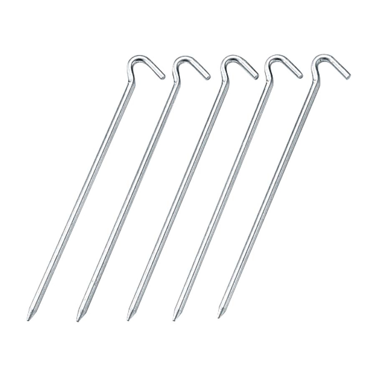 Round Steel Peg 26.5cm 5-Pack (M-8394) - Captain Stag