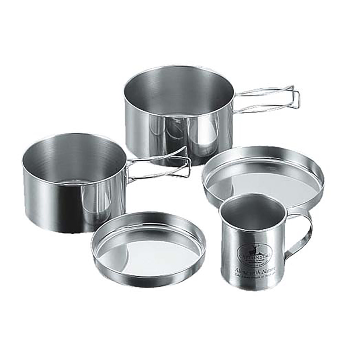 Camping Stainless Steel Dinnerware Mug Set (M-8578) - Captain Stag