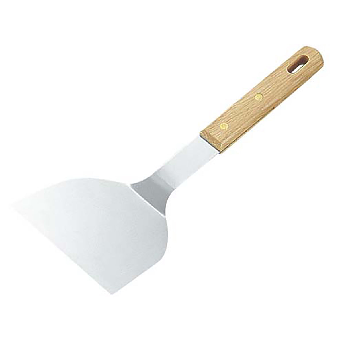 Clark Wooden-Handle Griddle Turner 120mm (M-9096) - Captain Stag