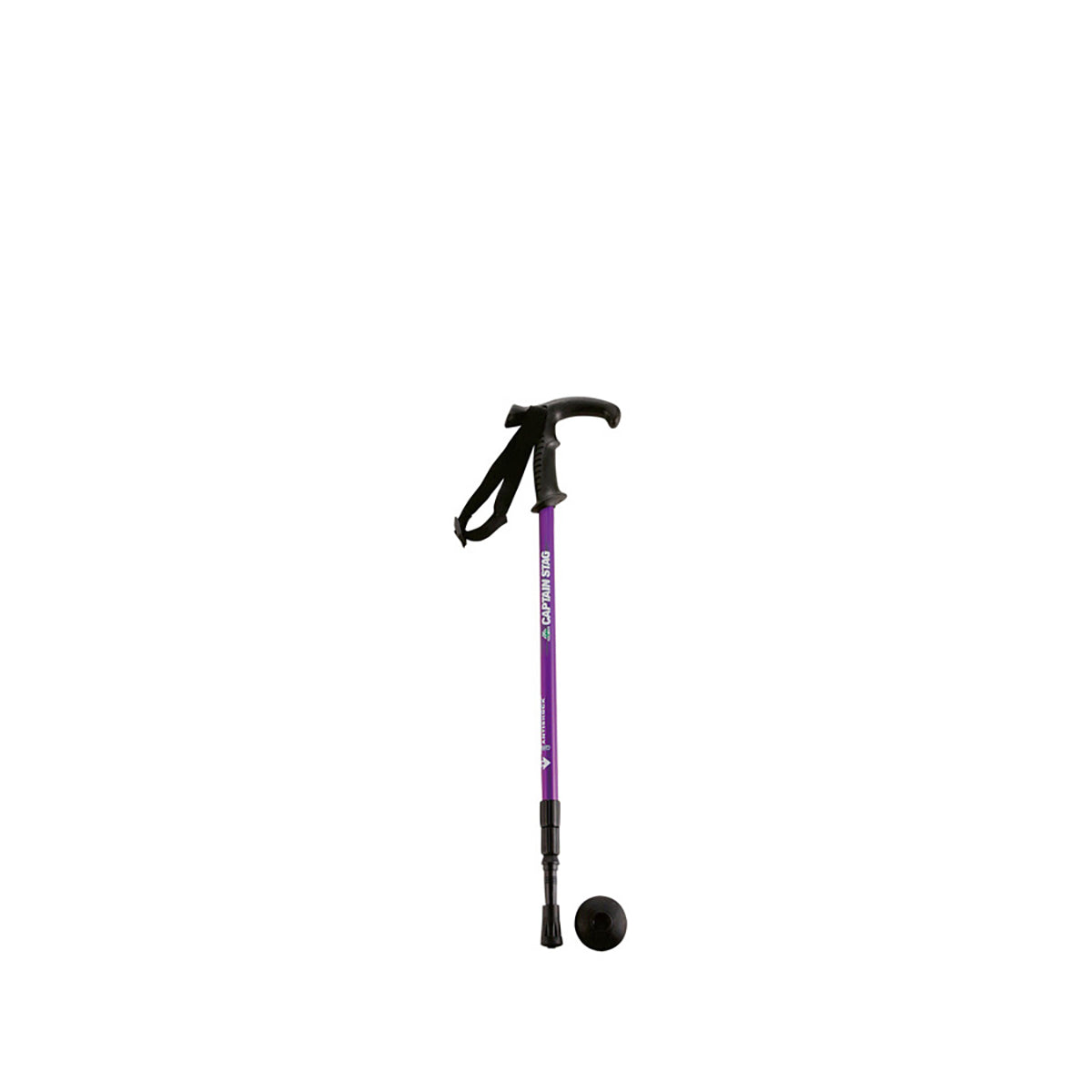 FEEL BOSCO Trekking Walking Stick T Grip (3-Section Telescopic) (M-9836) - Captain Stag