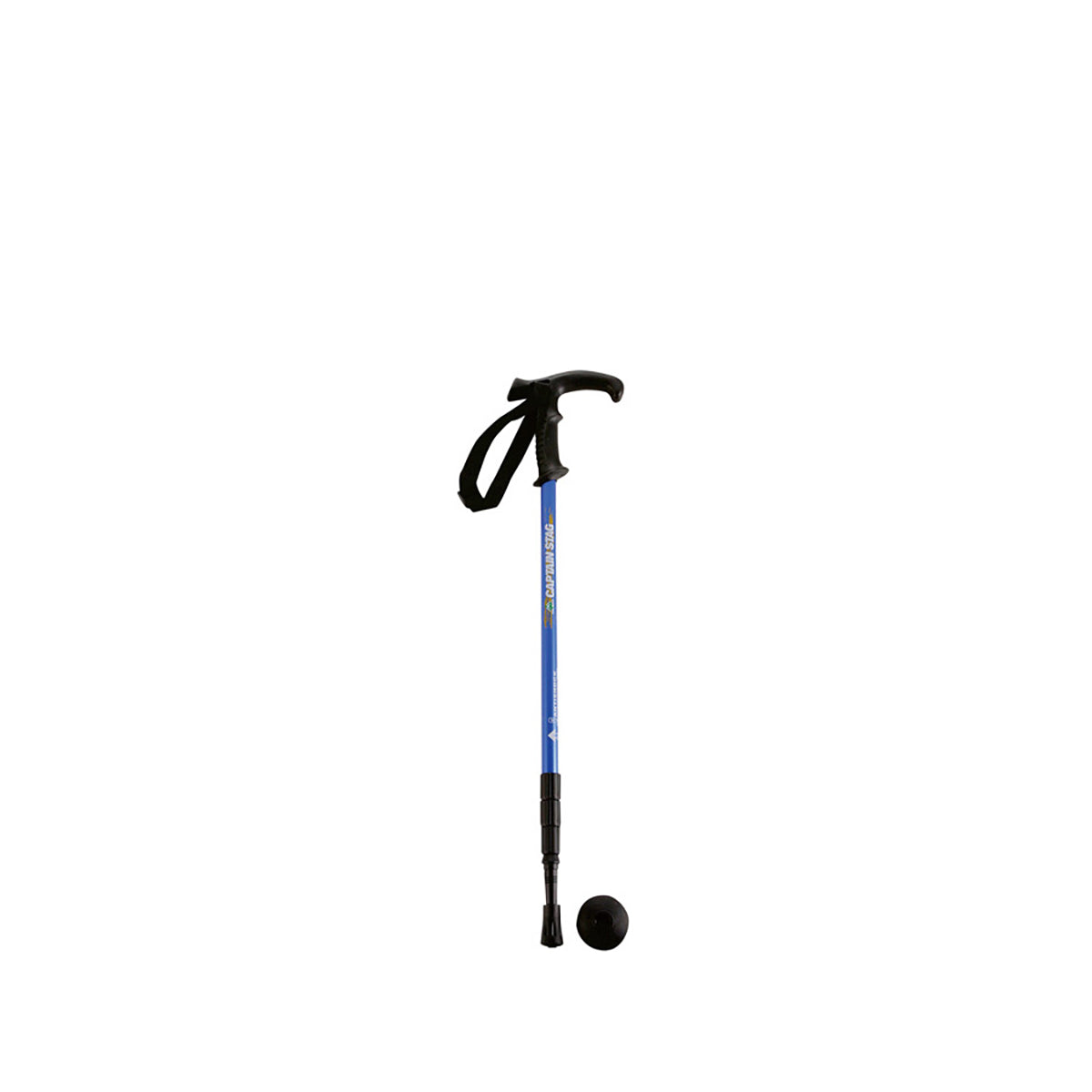 FEEL BOSCO Trekking Walking Stick T Grip (4-Section Telescopic) (M-9839) - Captain Stag