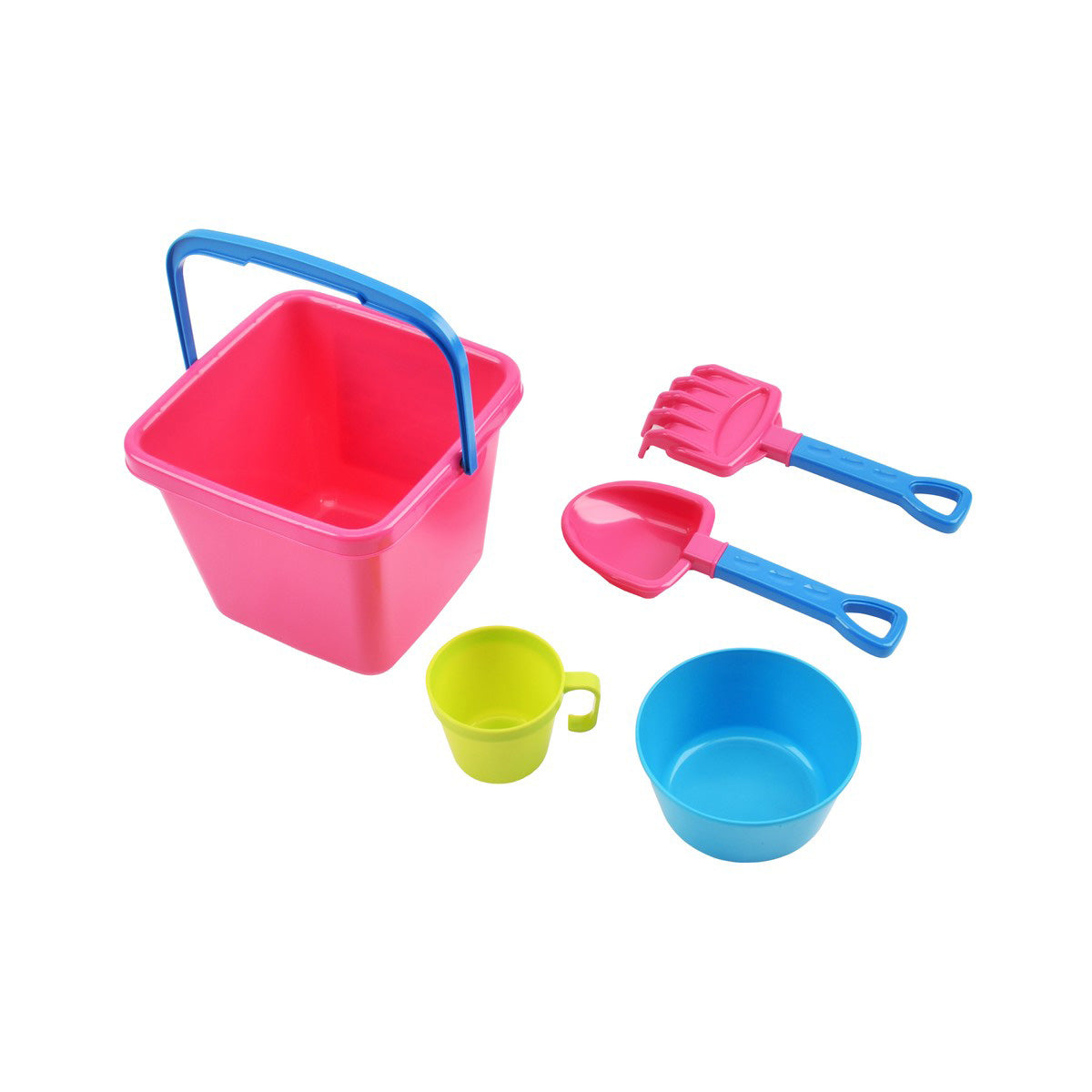 Snow Play Square Bucket 5 -Piece Set (ME-1087) - Captain Stag