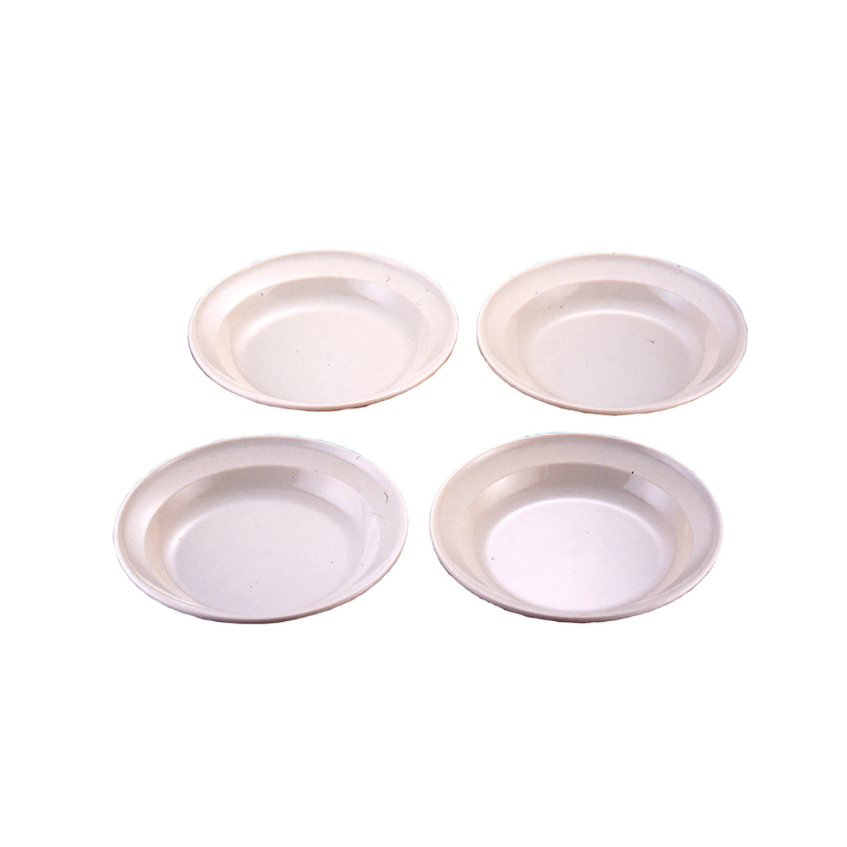 Sun Sun March Antibacterial Round Curry Plate 22cm 4-Pack (MP-108) - Captain Stag