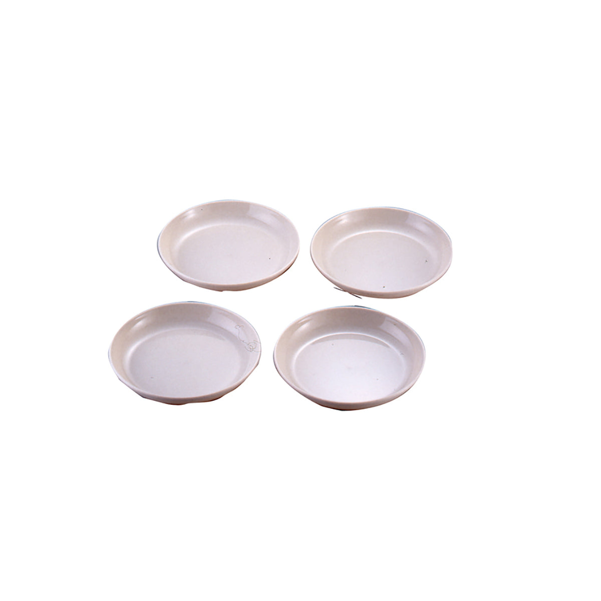 Sun Sun March Antibacterial Round Plate 16cm 4-Pack (MP-110) - Captain Stag