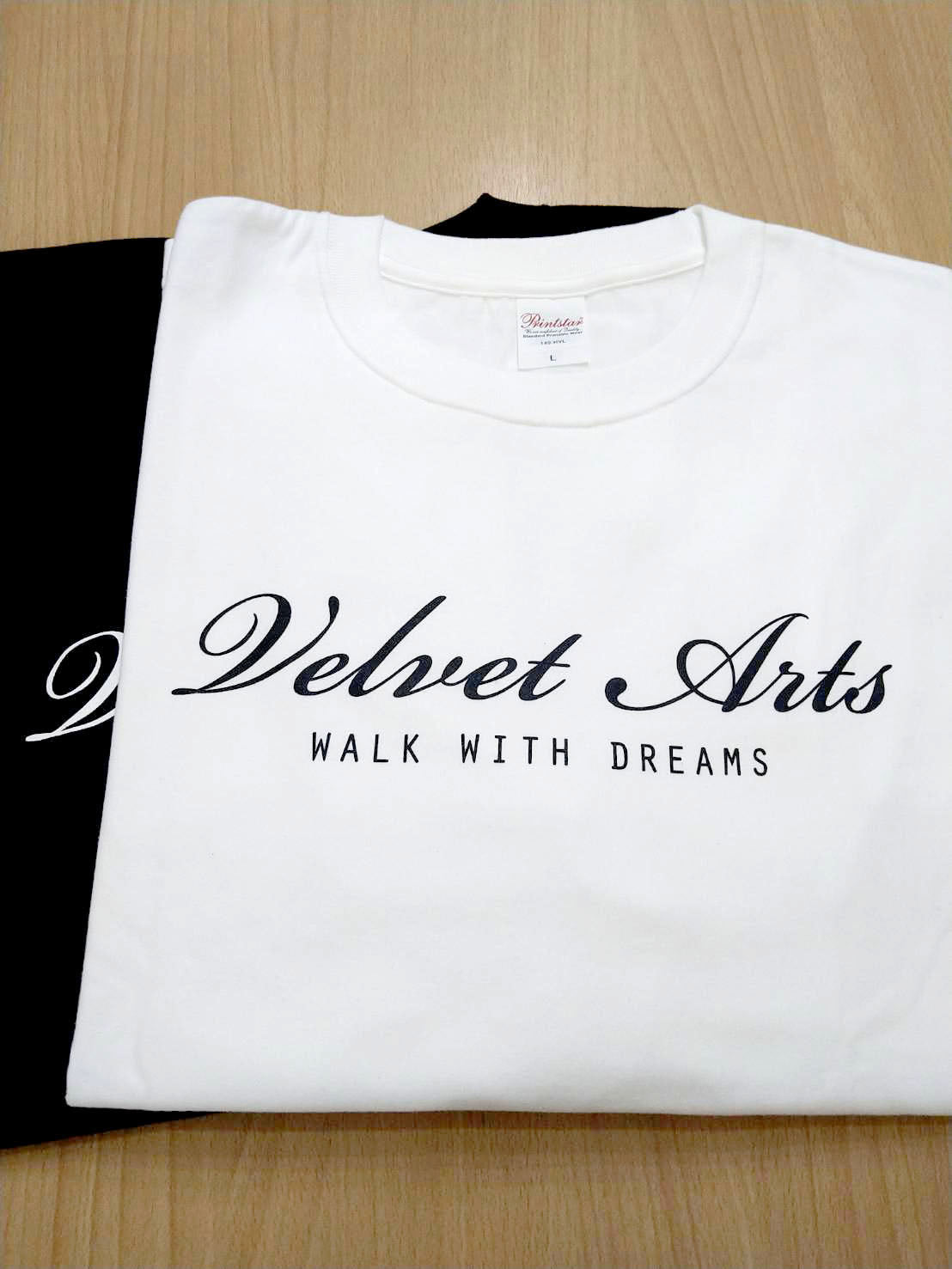 Long Sleeve T-Shirt Script Logo - VELVET ARTS