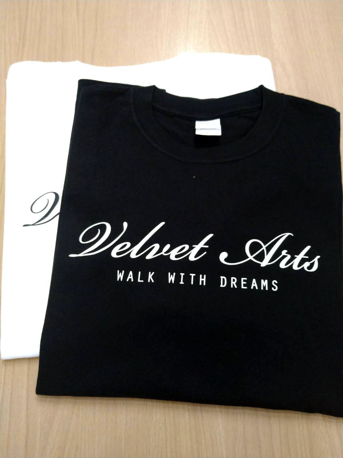 Long Sleeve T-Shirt Script Logo - VELVET ARTS