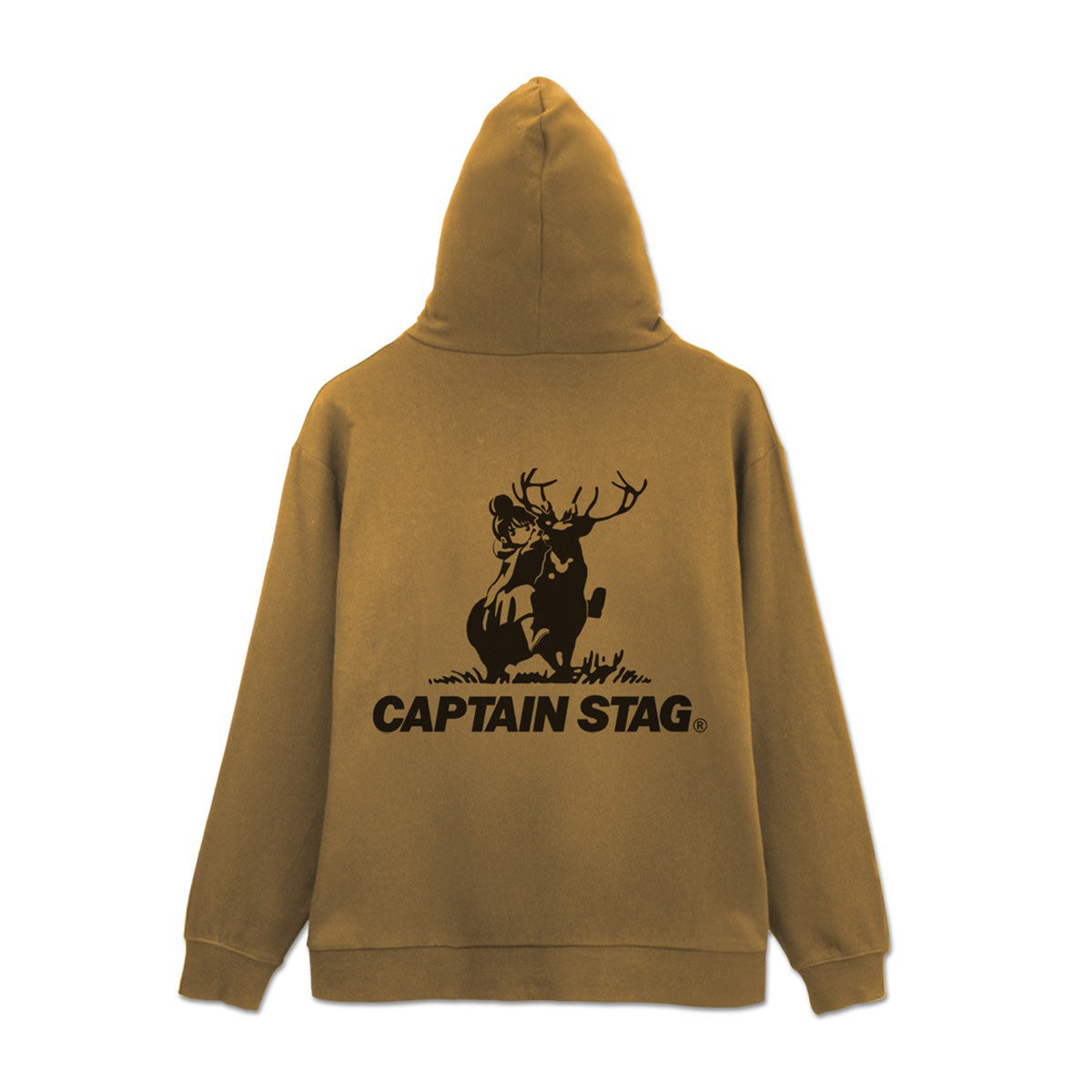 Laid-Back Camp × Captain Stag Zip Hoodie (U-1454) - Captain Stag