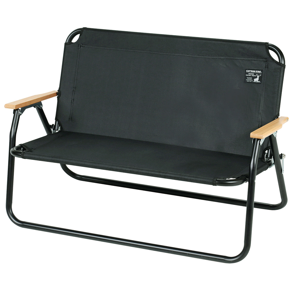 CS Black Label Aluminum Bench with Backrest (UC-1660) - Captain Stag