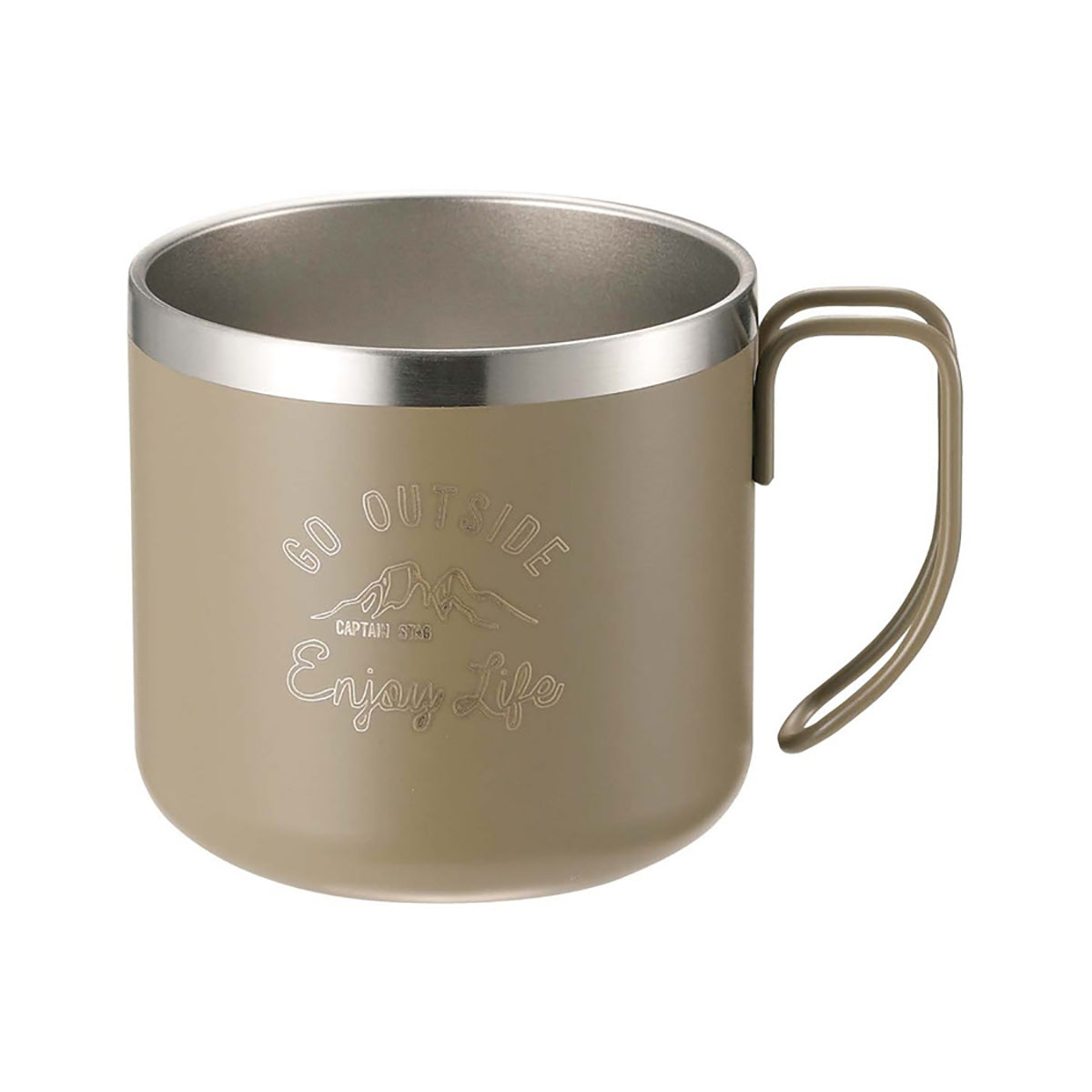 Monte Double-Wall Stainless Steel Mug 350 (UE-3557) - Captain Stag