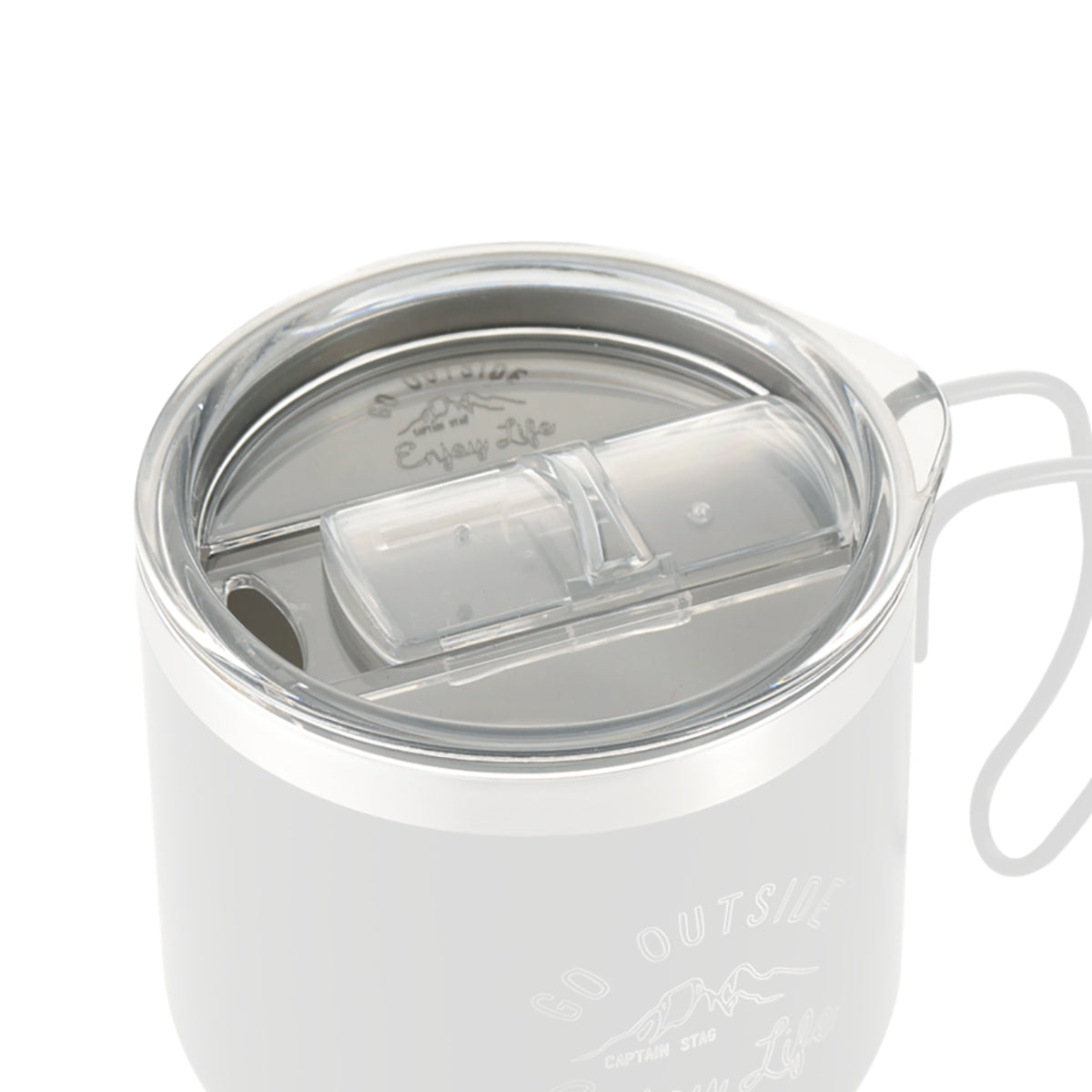Monte Double-Wall Stainless Steel Mug Flip Lid for (UE-4911) - Captain Stag