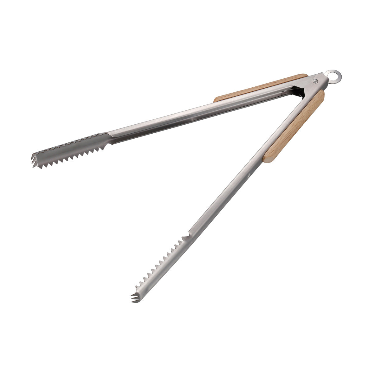BBQ Wood-Grip Charcoal Tongs 35cm (UG-3286) - Captain Stag