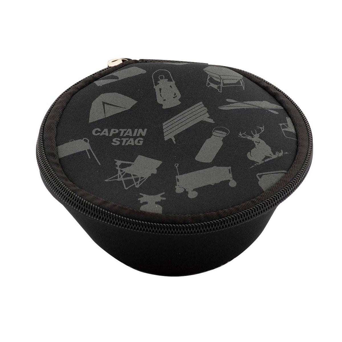 Sierra Cup Case 320 with Pocket (CS Gear / Black) (UH-3045) - Captain Stag