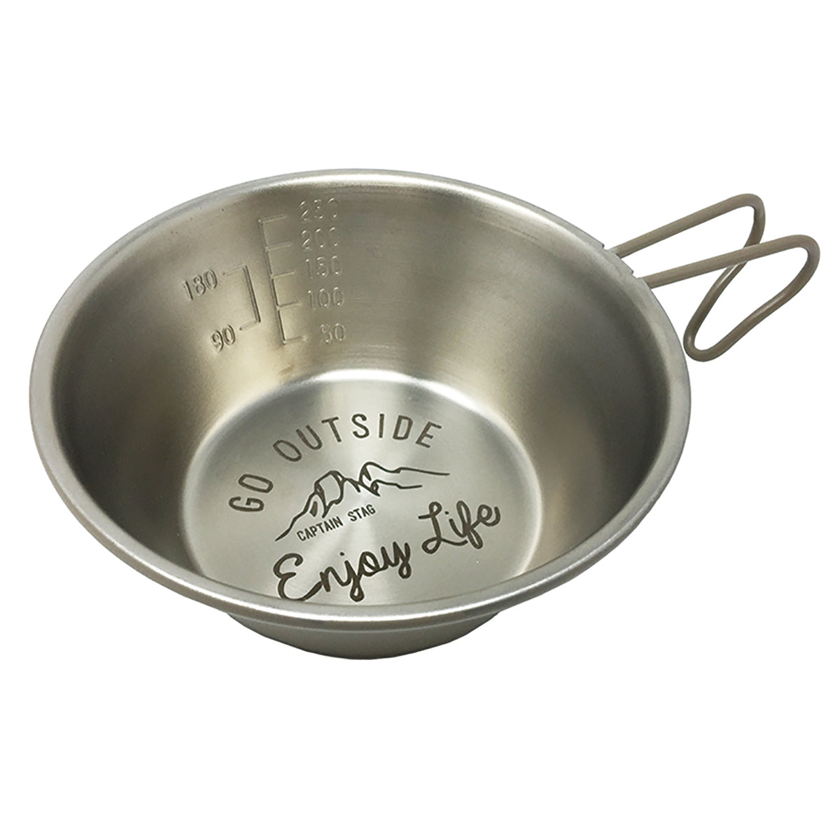 Monte Stainless Steel Coloured Sierra Cup 320ml (UH-36) - Captain Stag