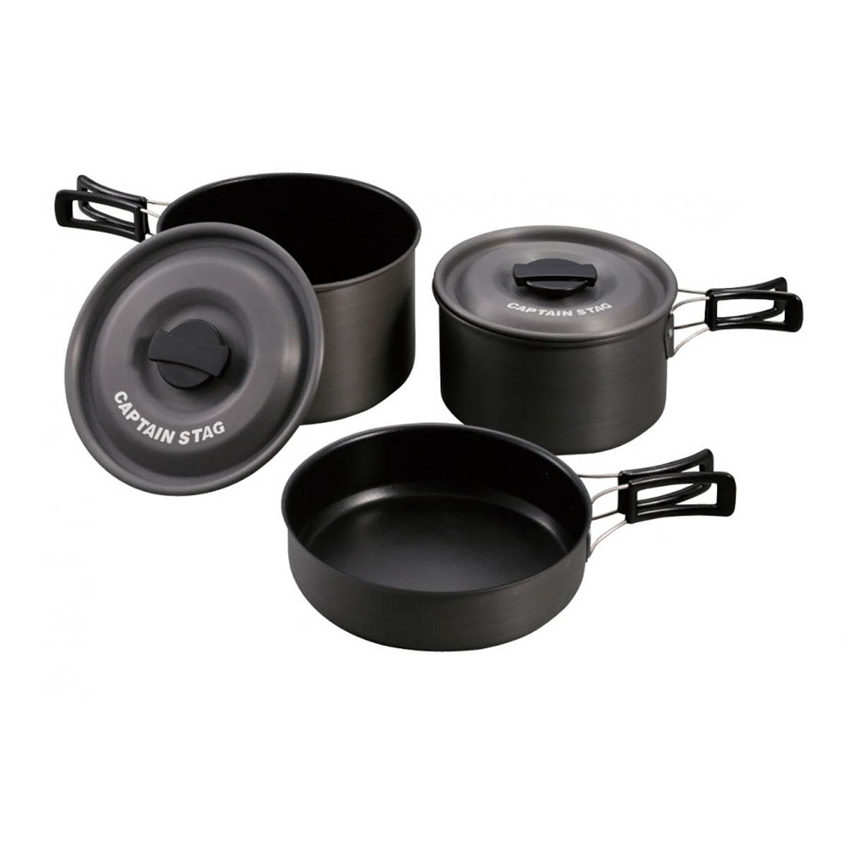 Aluminum Cooker M Set (UH-4204) - Captain Stag