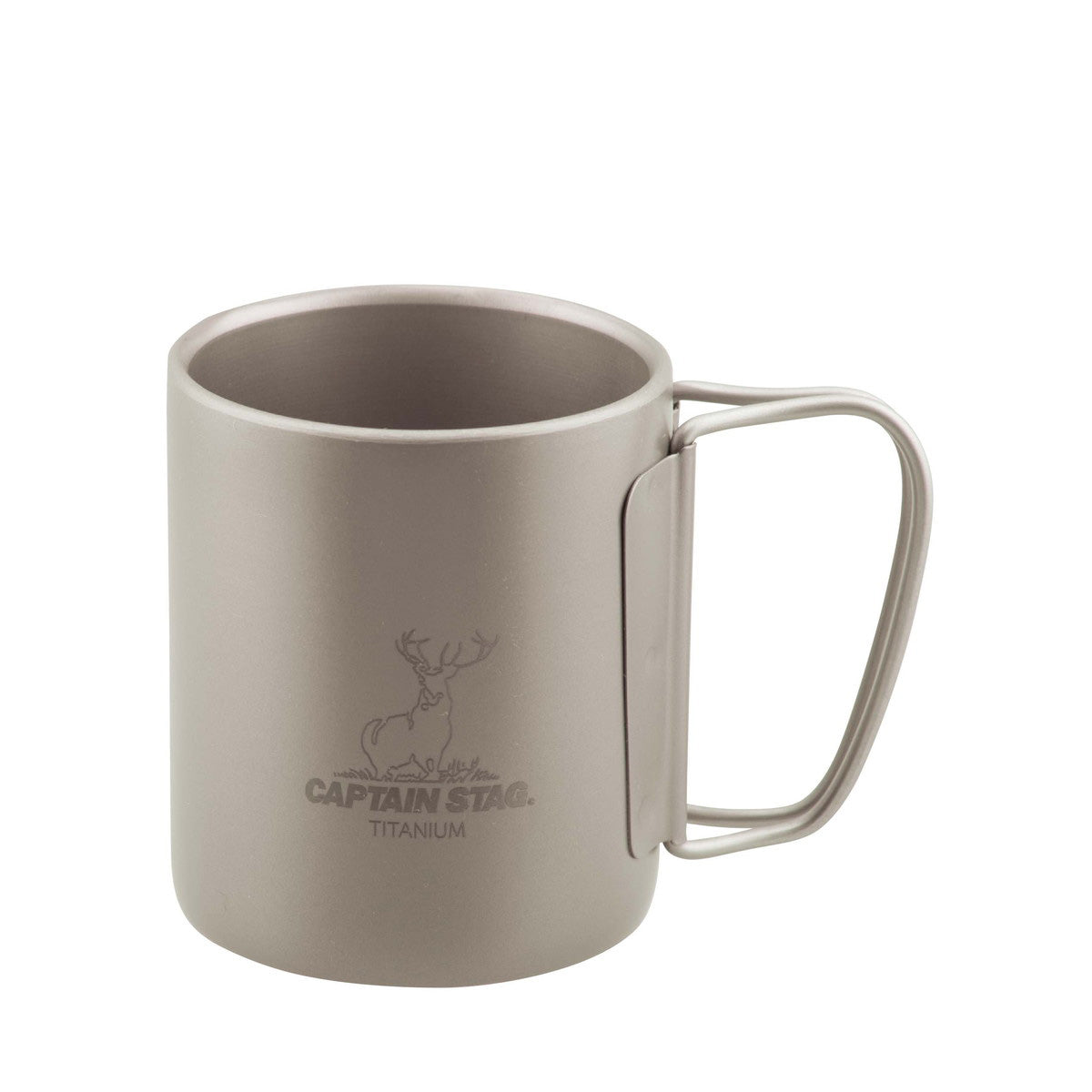 Titanium Double-Wall Mug 220 (UH-4504) - Captain Stag