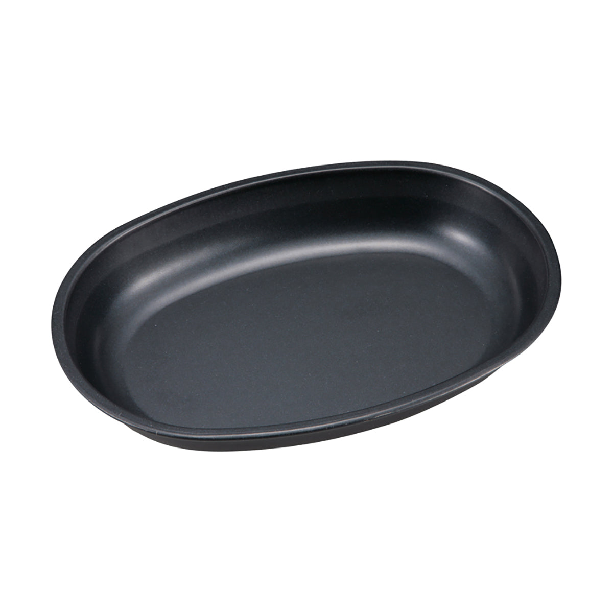 Blue-Black Coating Oval Curry Plate (UH-5) - Captain Stag