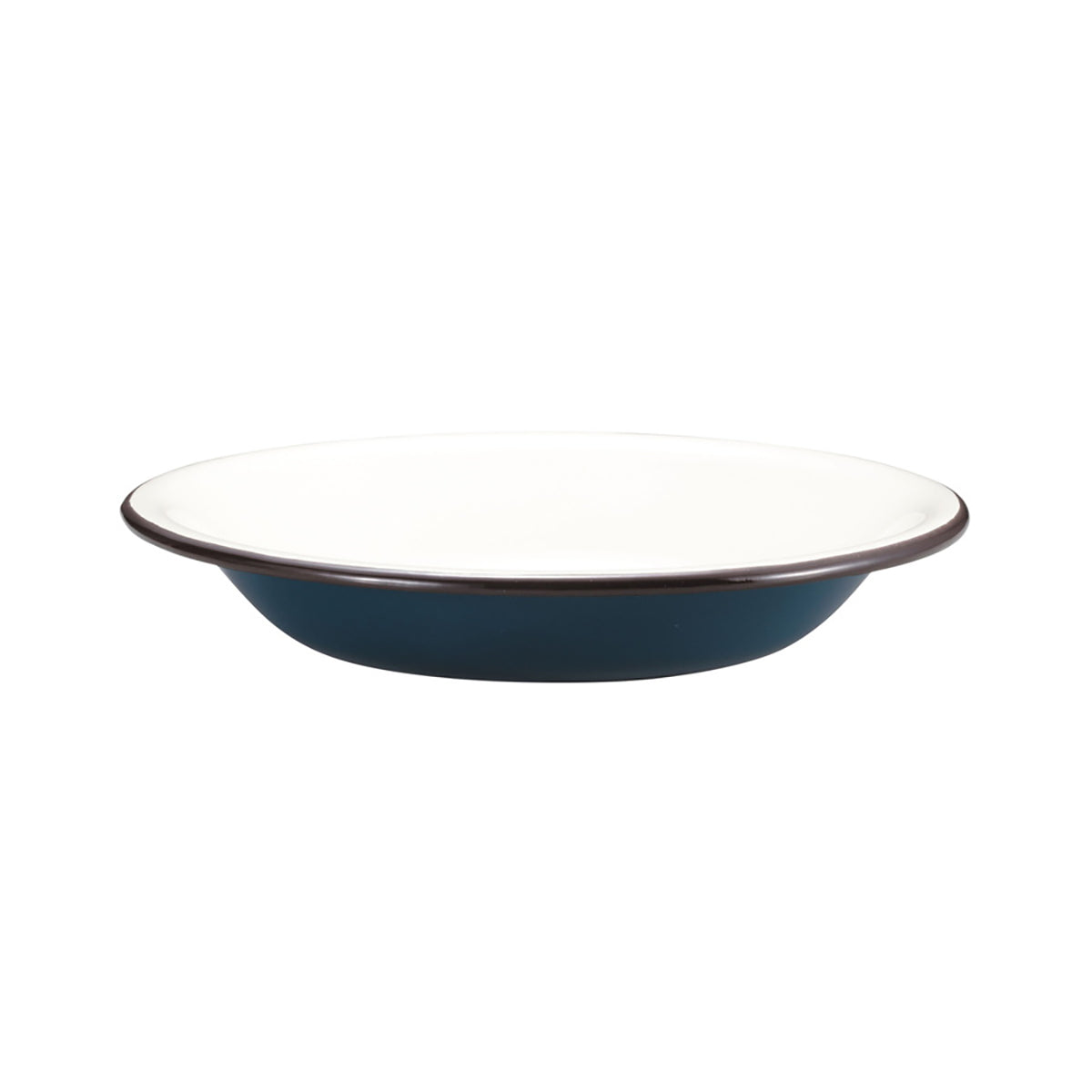 Enamel Plate 22cm(Dark Blue) (UH-510) - Captain Stag