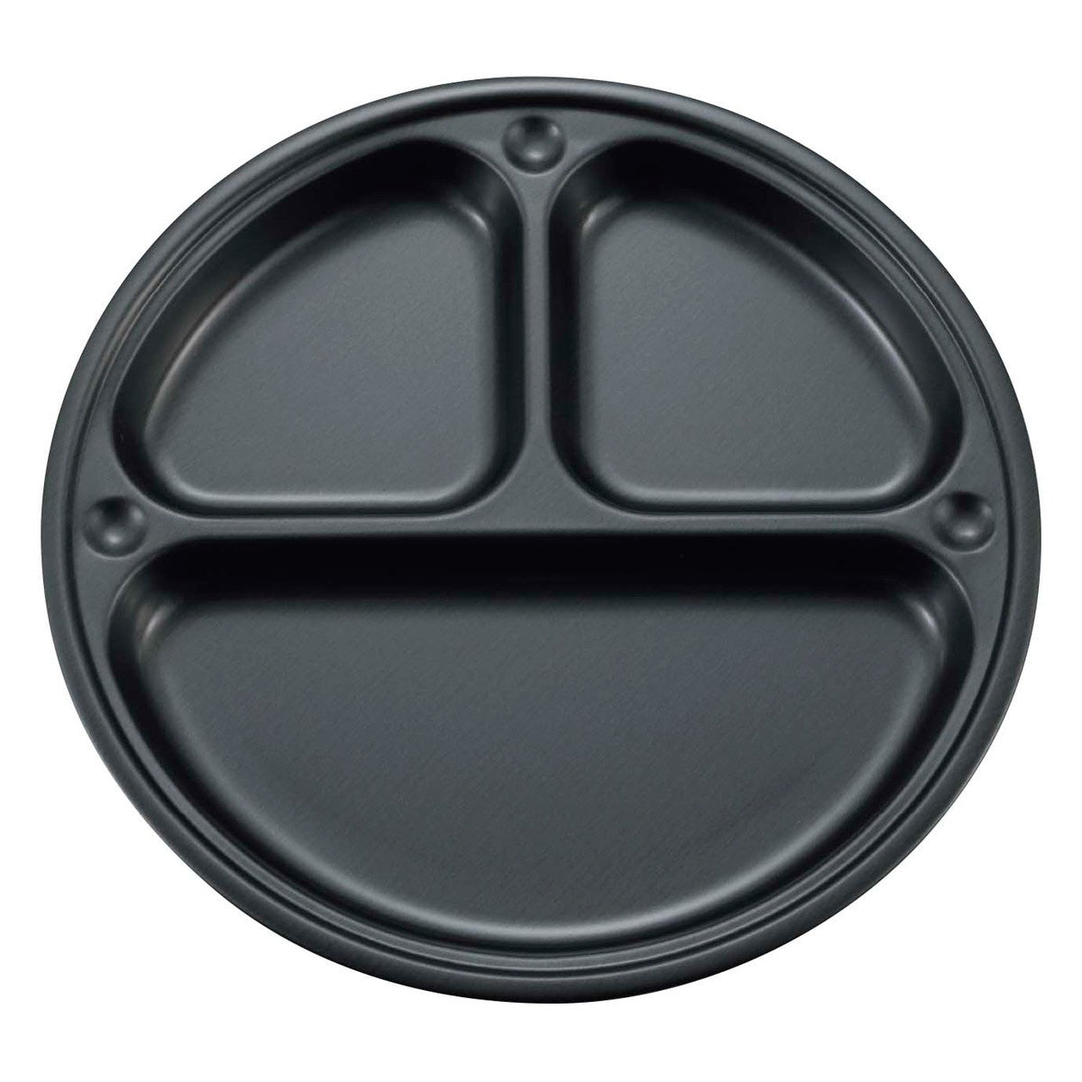 Metallic Black Coating Divided Plate (UH-63) - Captain Stag