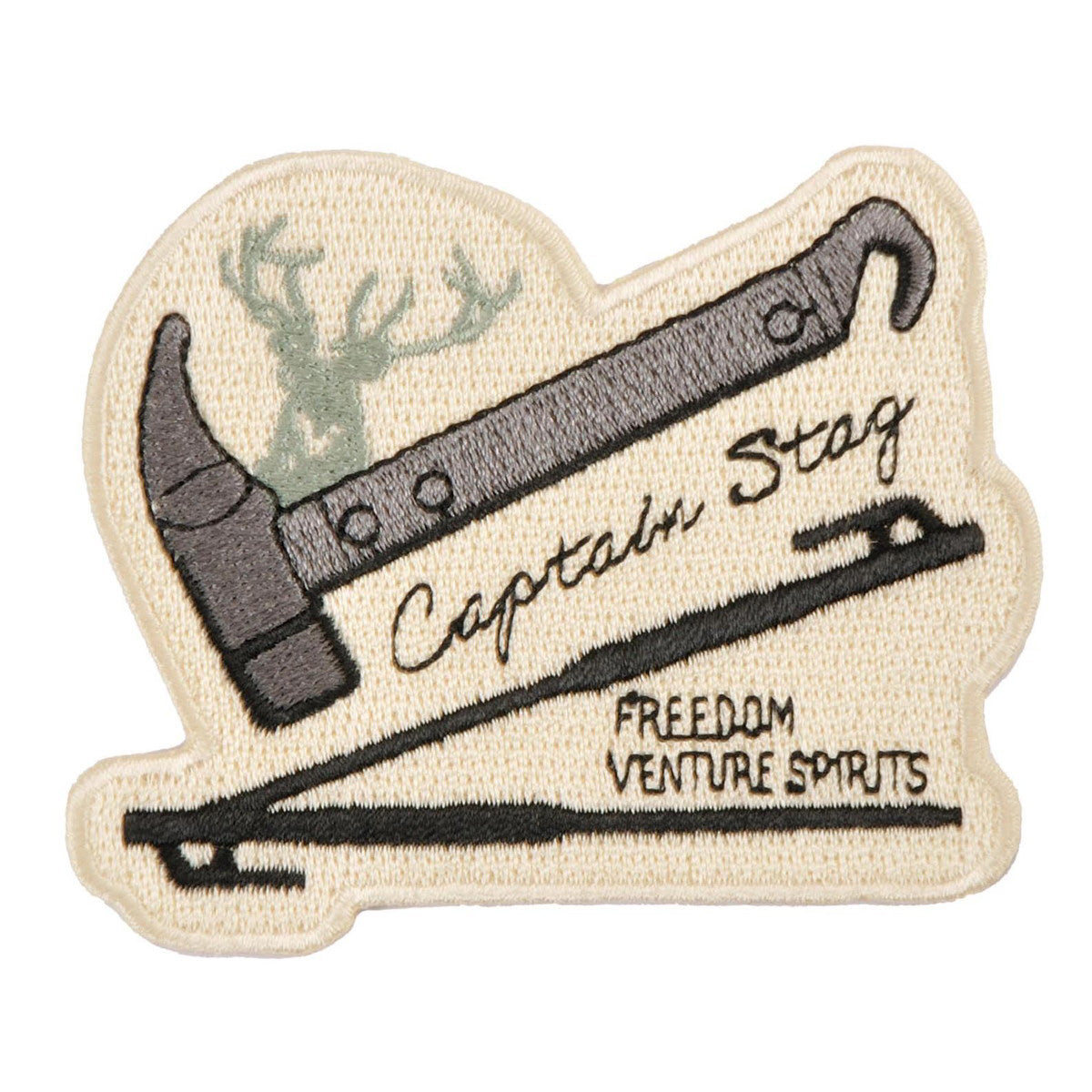 CS Design Patch (Pegs and Hammers 77×63mm) (UM-1631) - Captain Stag