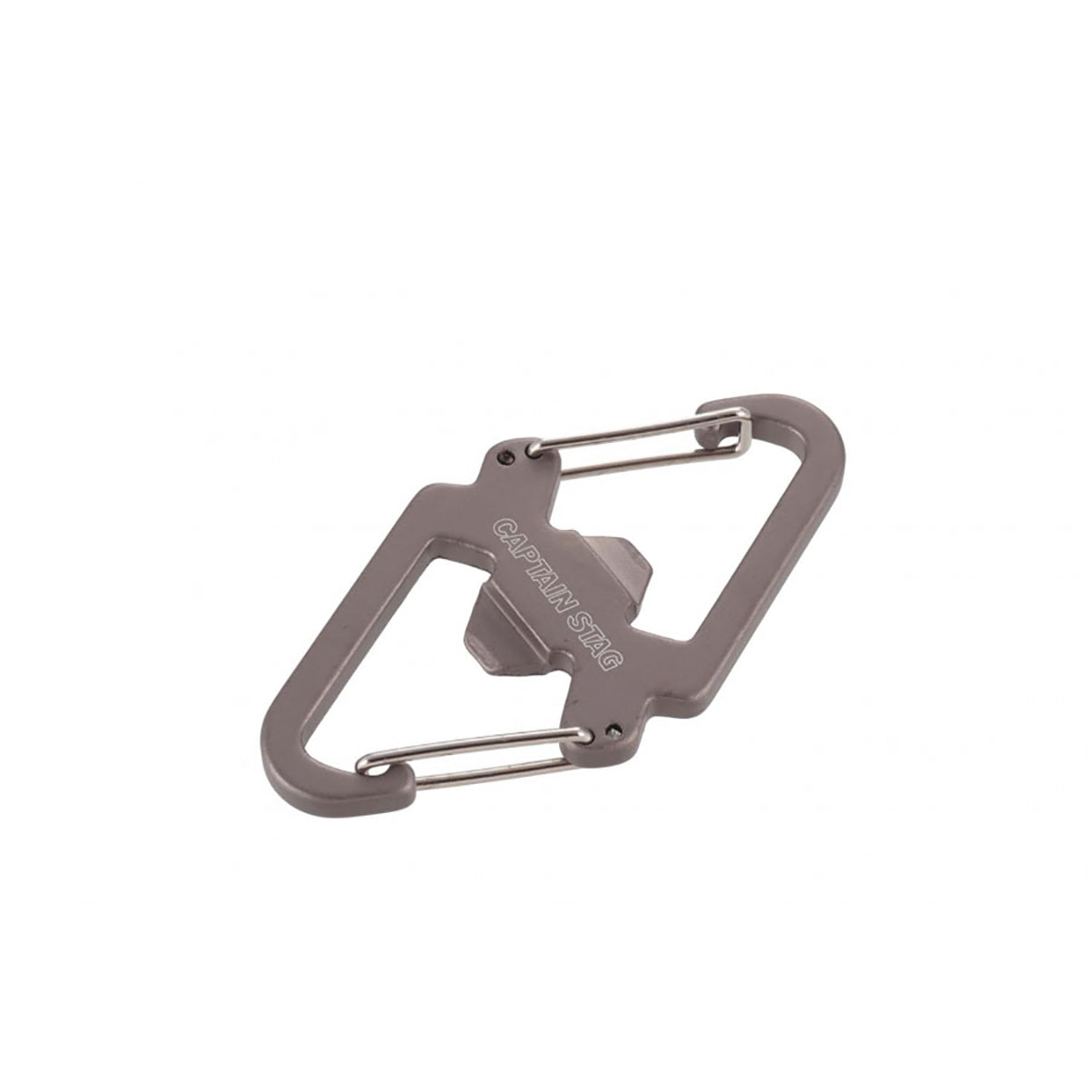 Aluminum Accessory Double Carabiner & Bottle Opener (UM-1873) - Captain Stag