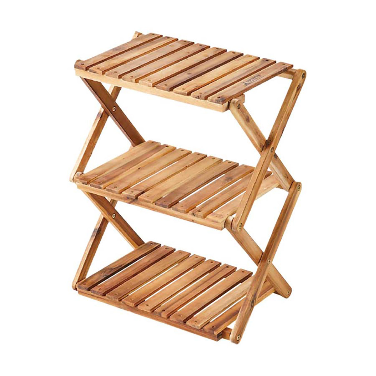 CS Classics Wooden 3 -Tier MOVE Rack (460) (UP-2584) - Captain Stag