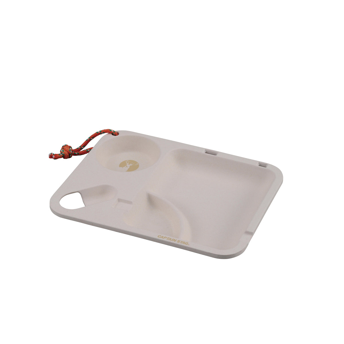 TAKE-FIBER Lunch Plate Square 26cm (UP-2671) - Captain Stag