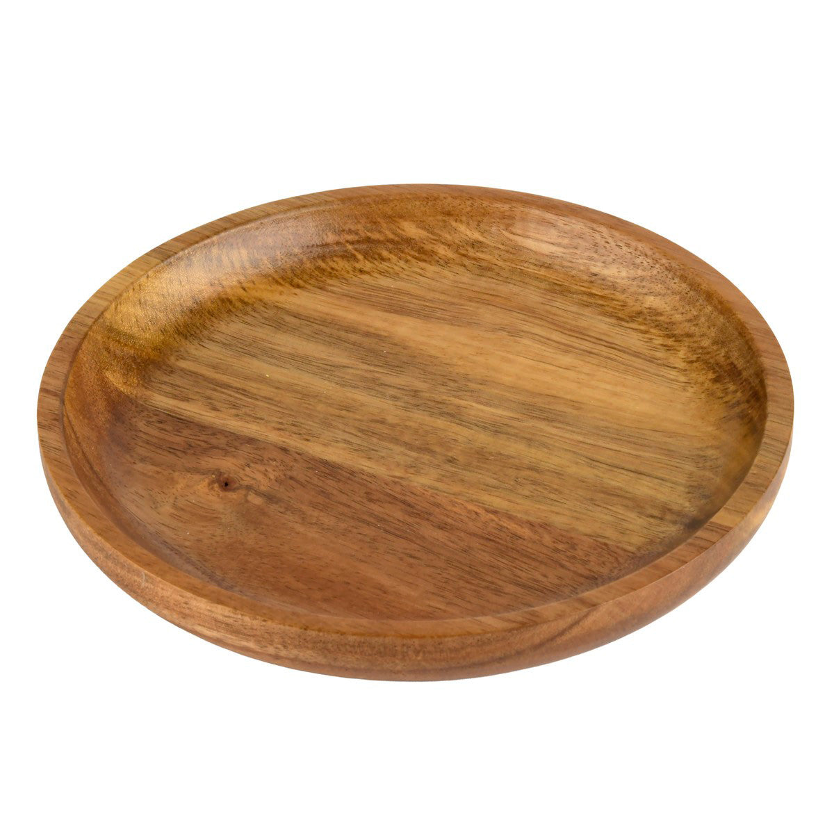 Acacia Tool Round Plate Ø16cm (UP-2739) - Captain Stag