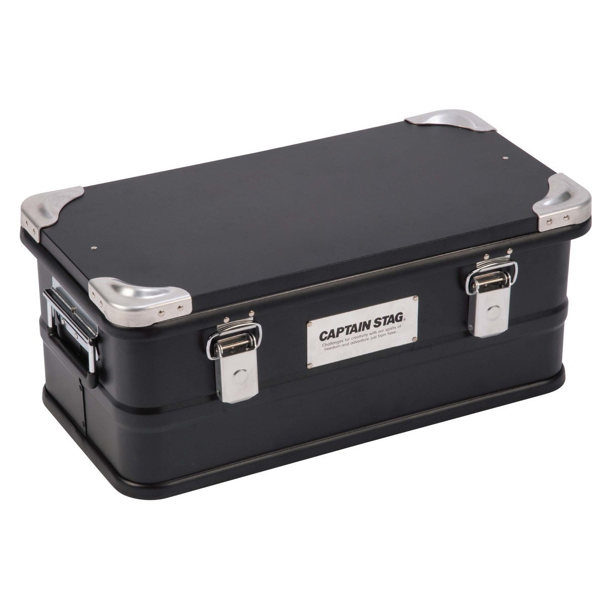 Black Aluminum Container Box 30L (UW-1549) - Captain Stag