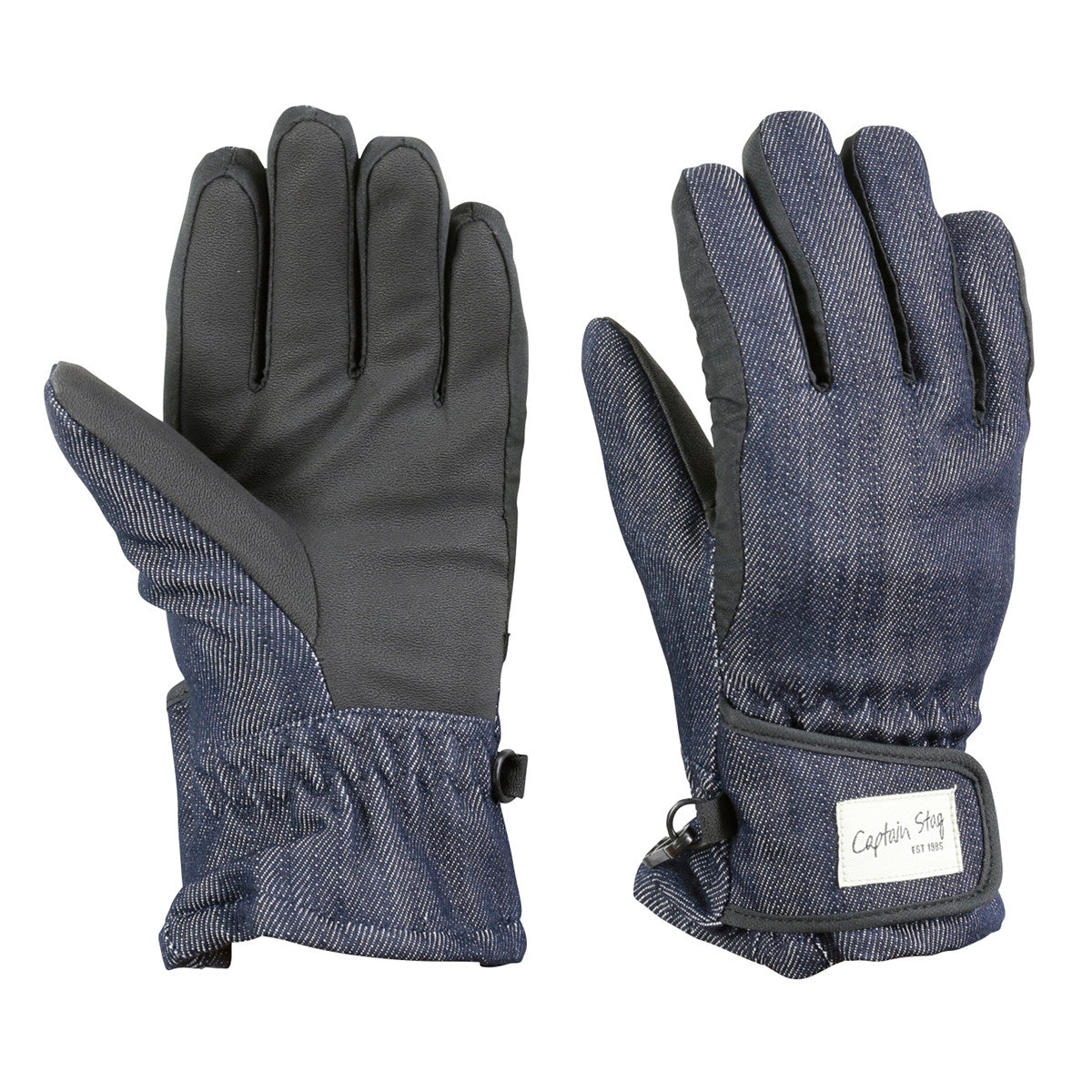 Waterproof / Thermal Gloves Junior Denim (UX-1089) - Captain Stag