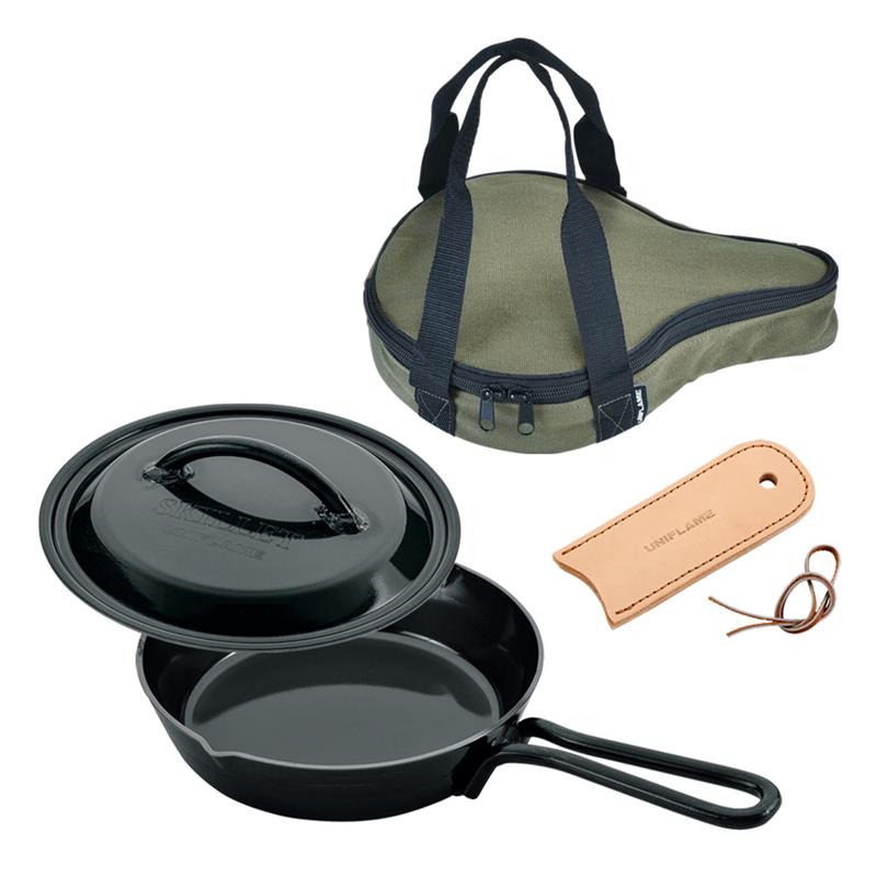 Skillet 7inch / Case / Leather Handle Cover Set (2026 Year Limited Production) - UNIFLAME