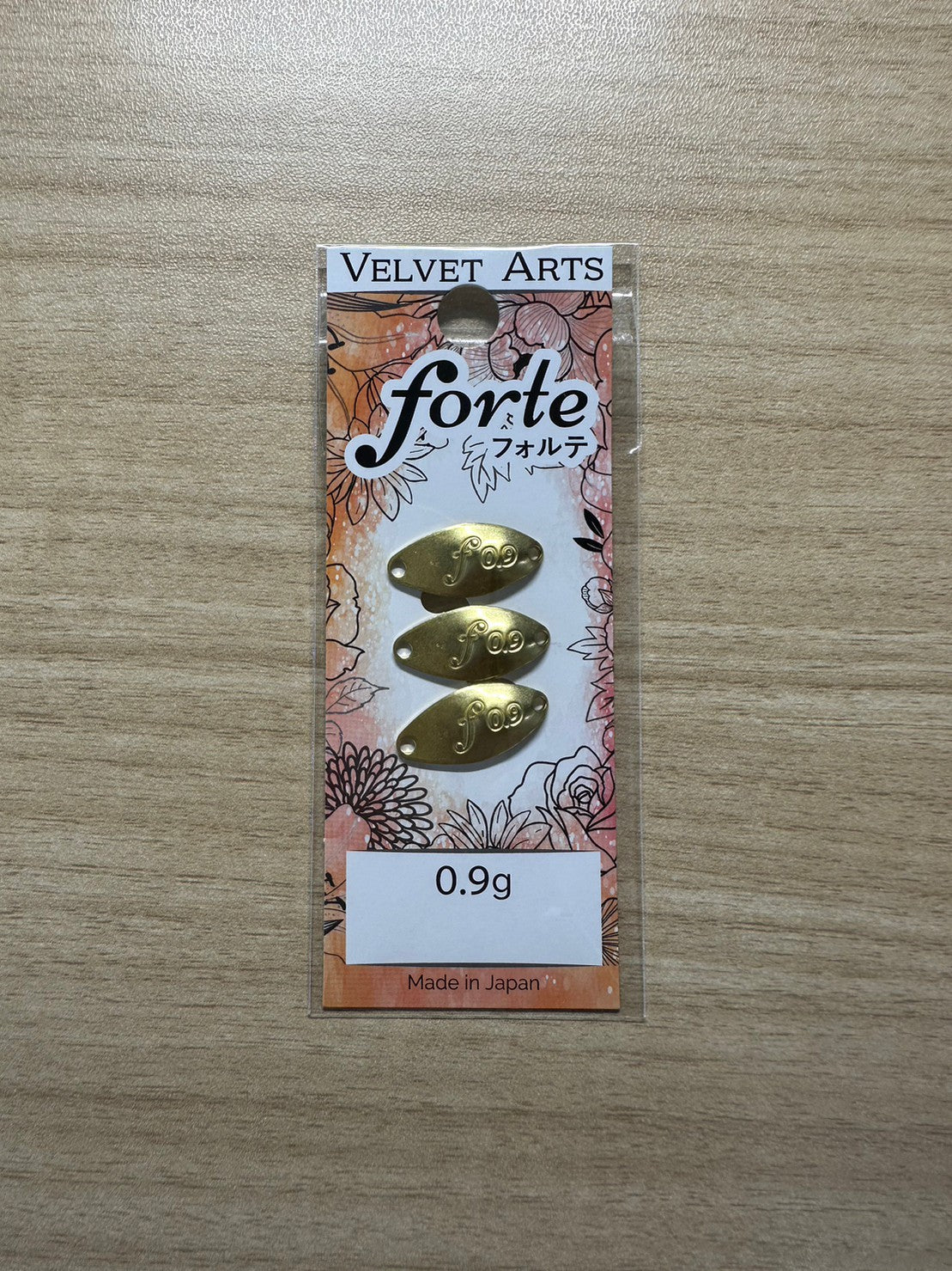 Forte Unpainted Brass Blank 3pcs - VELVET ARTS
