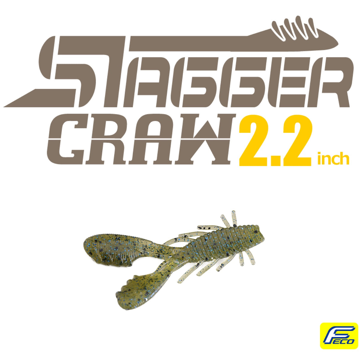 Stagger Craw 2.2inch - HIDEUP