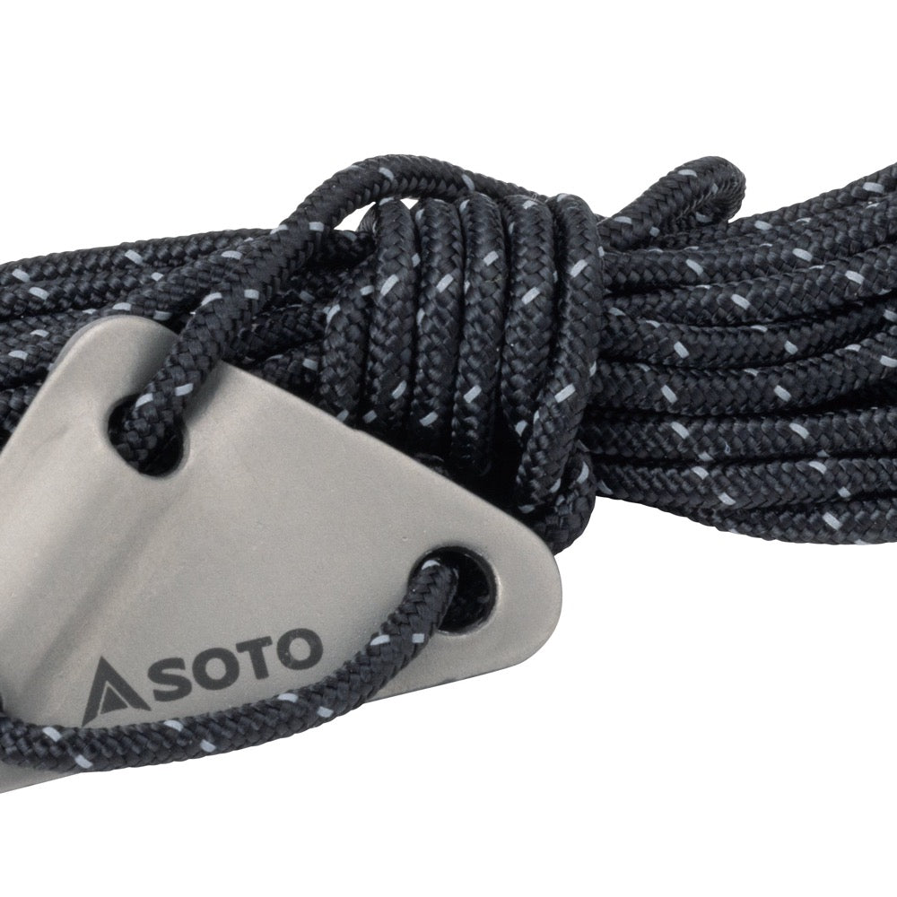 Guy Line Rope 2.5m(Guy-Line Adjuster Fitting Gray Included) - SOTO