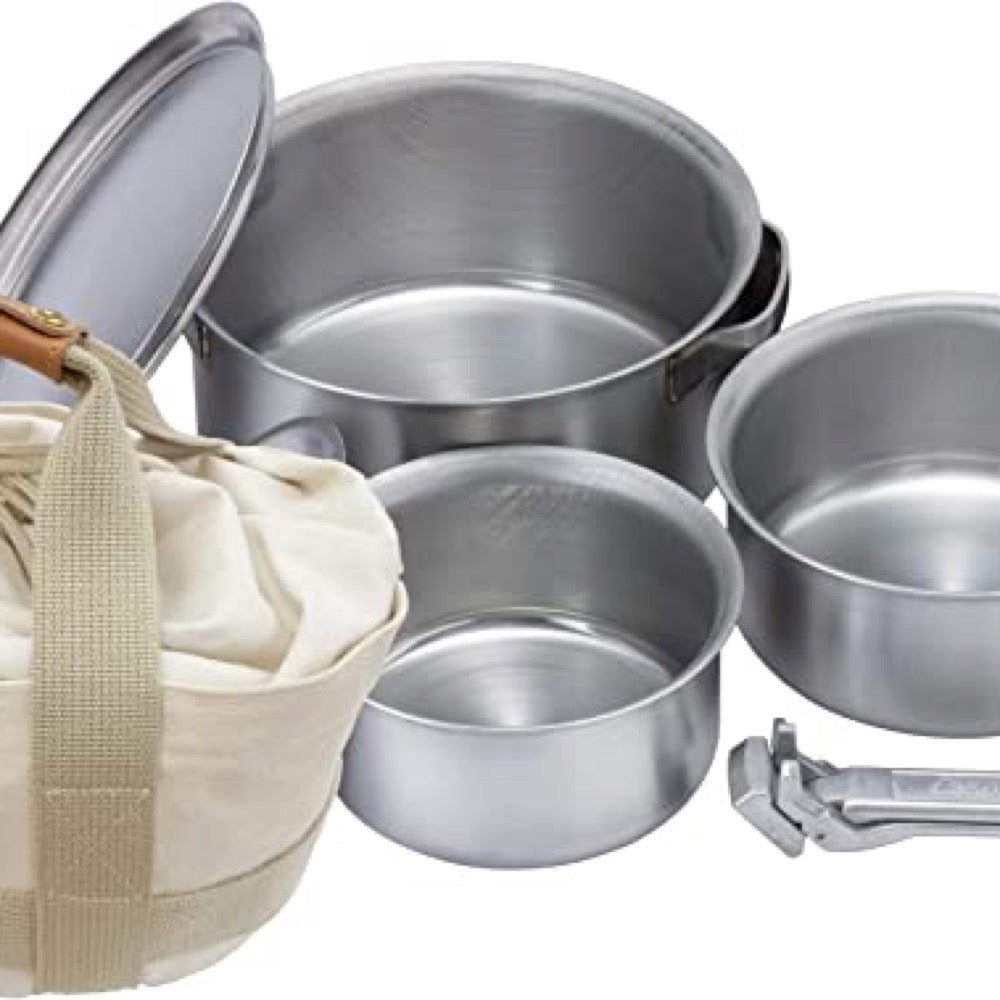 Stainless Steel Heavy Pot GORA Free Bag Set - SOTO