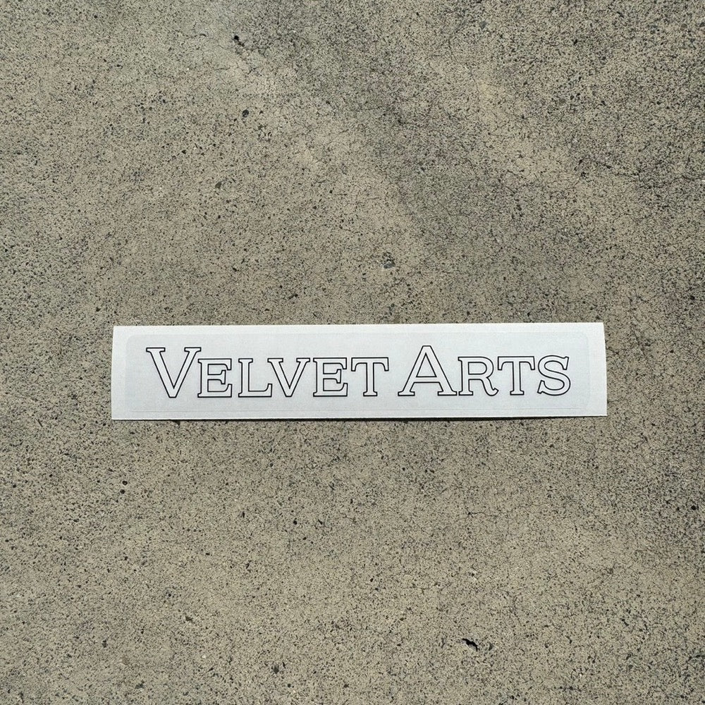 Logo Sticker Clear - VELVET ARTS