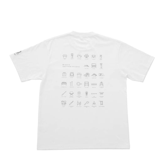 40 th Anniversary T-Shirt S White (2025 Year Limited Edition) - UNIFLAME