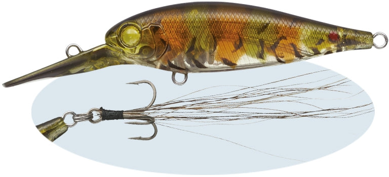 Combat Lures Bank Shad MID - EVERGREEN