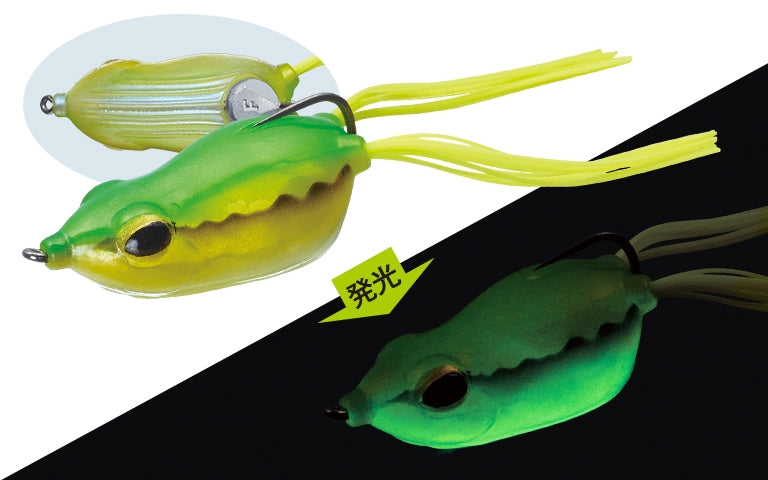 Combat Lures Kicker Frog Jr. - EVERGREEN