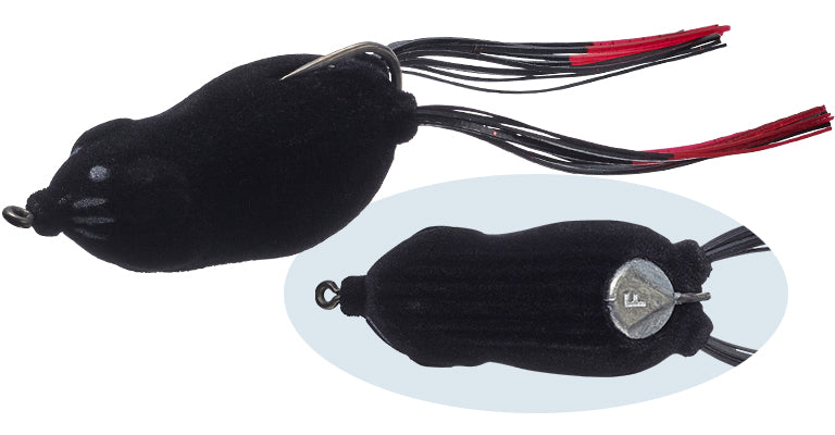 Combat Lures Kicker Frog Jr. - EVERGREEN