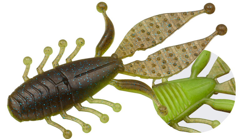 E.G. Pro Design Worm Kicker Bug - EVERGREEN