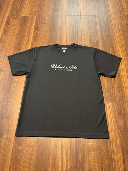 Short Sleeve Dry T-Shirt Script Logo - VELVET ARTS