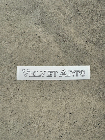 Logo Sticker Clear - VELVET ARTS